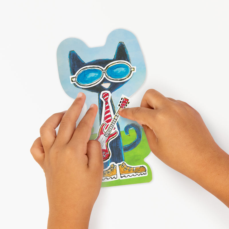 Papercraft Pete the Cat Coloring Activity Set