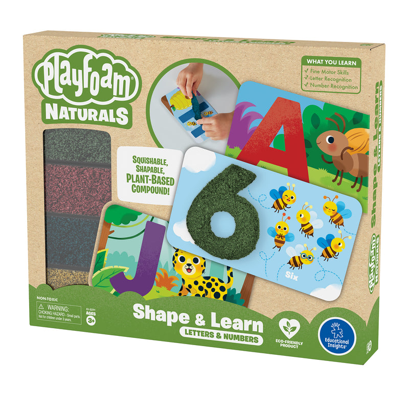 Playfoam® Naturals Shape & Learn Letters & Numbers