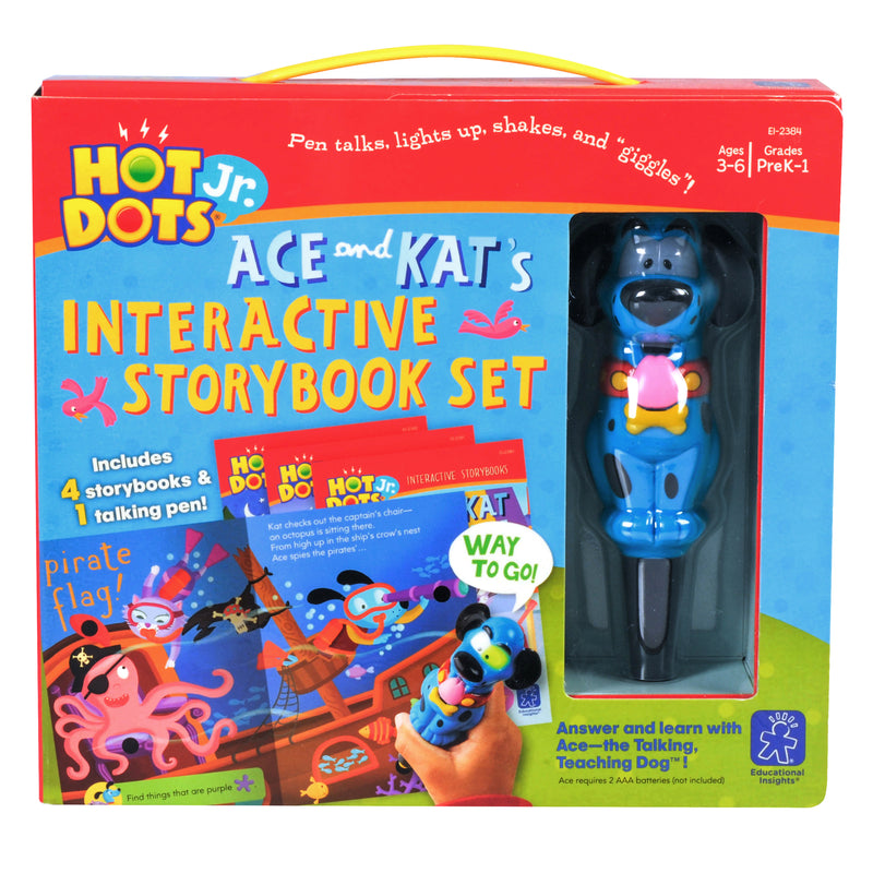 Hot Dots Jr 4 Book & Pen Set