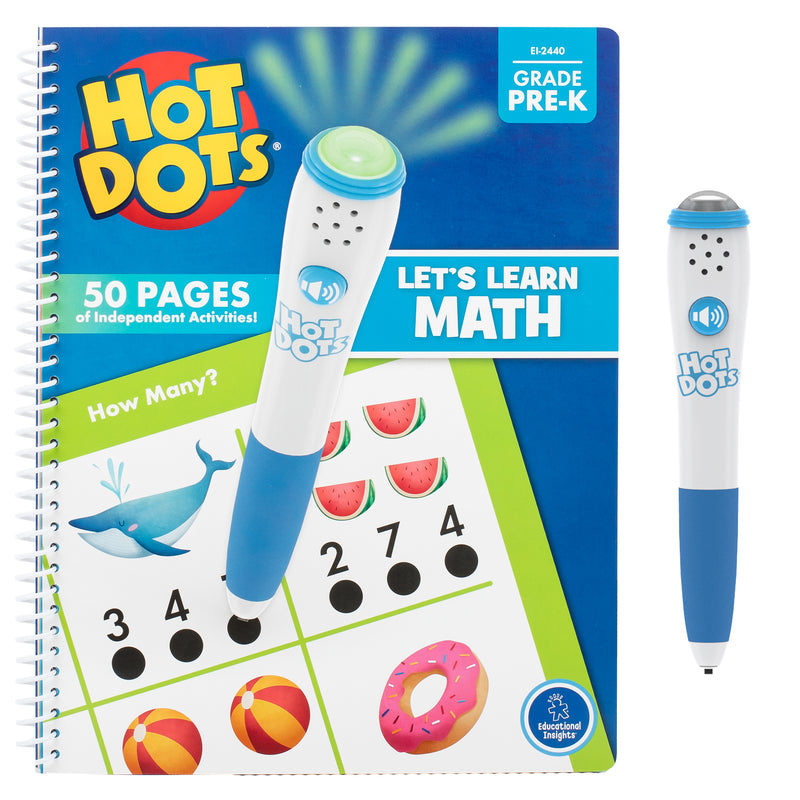 Hot Dots Lets Learn Pre-k Math