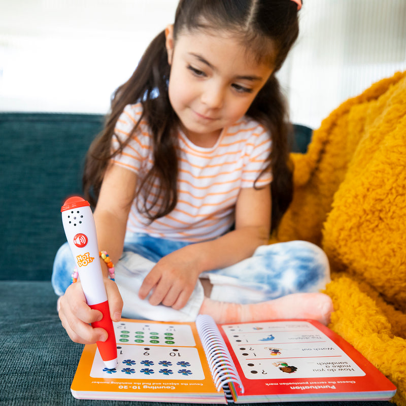 Hot Dots® Kindergarten Essentials Reading & Math Workbook