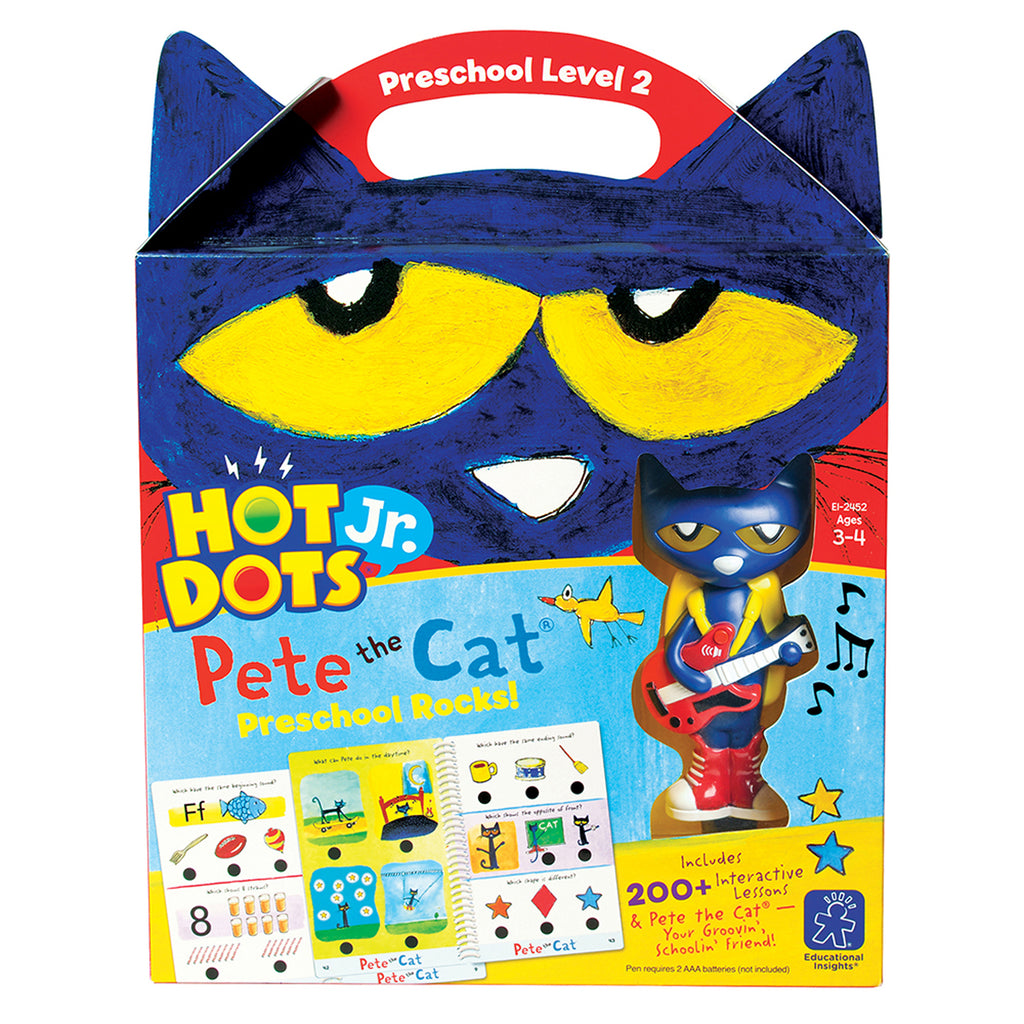 Hot Dots Jr Pete The Cat Preschool Rocks Set & Pen