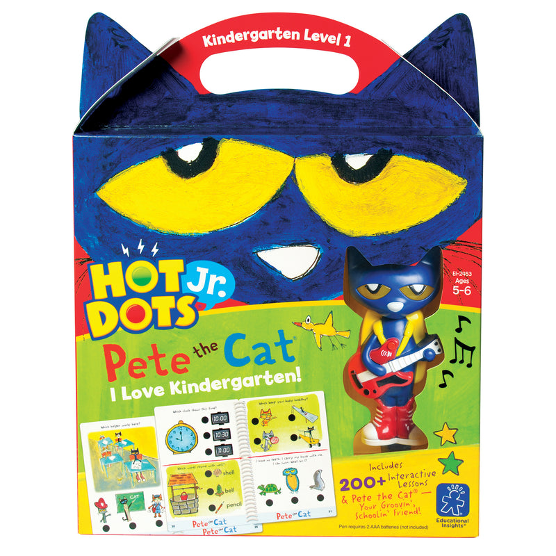 Hot Dots Jr Pete The Cat I Love Kindergarten Set & Pen