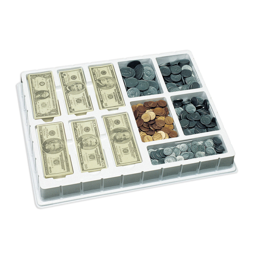 Lets Pretend Play Money Coins & Bills Deluxe Set