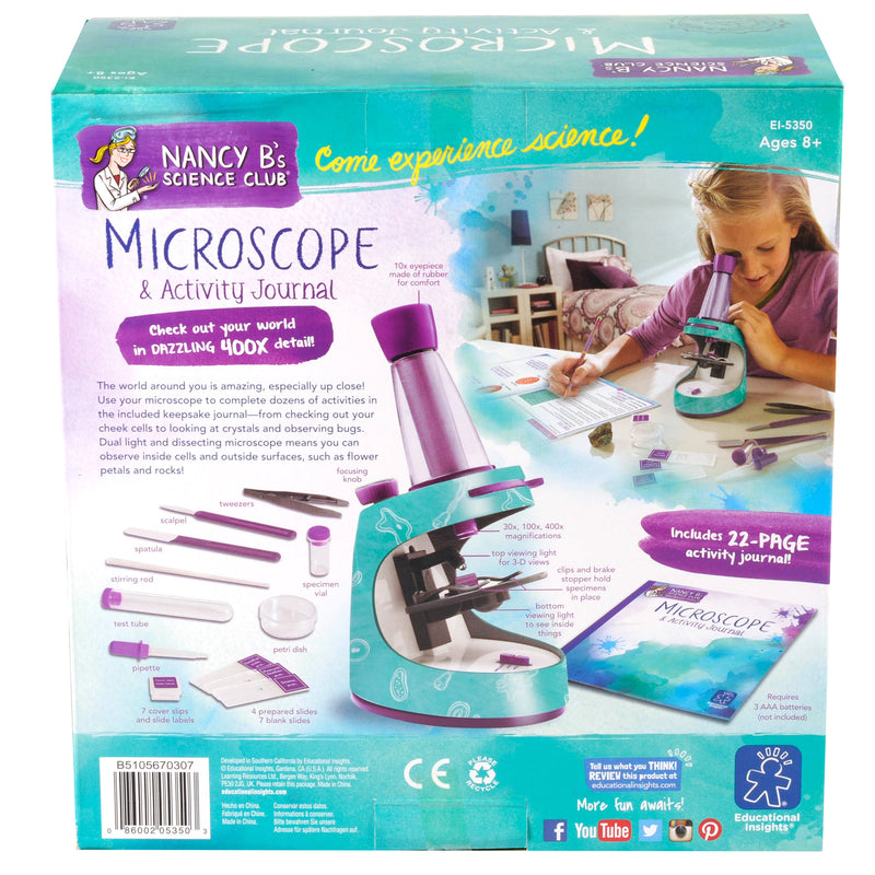 Nancy B Science Club Microscope & Activity Journal