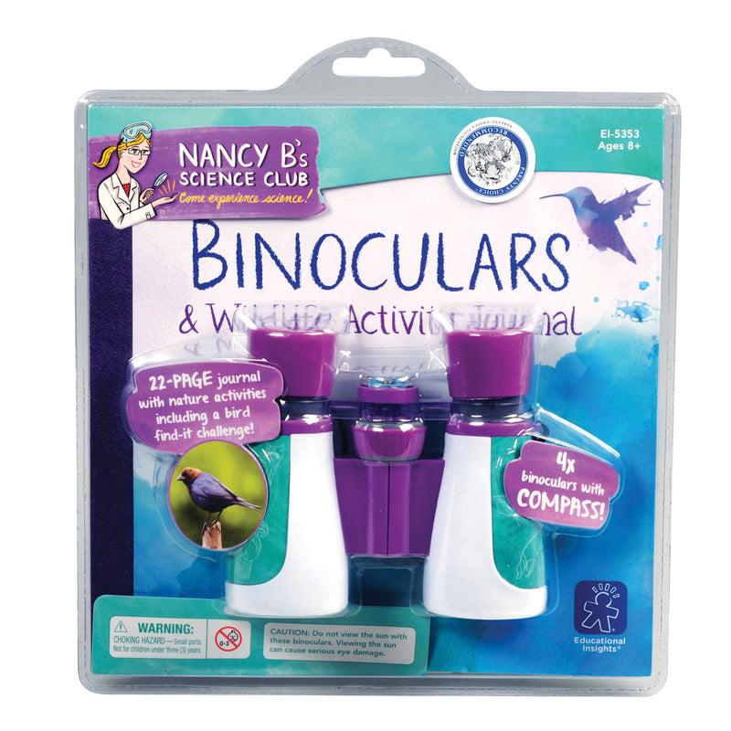 Nancy B Science Club Binoculars & Wildlife Activity Journal