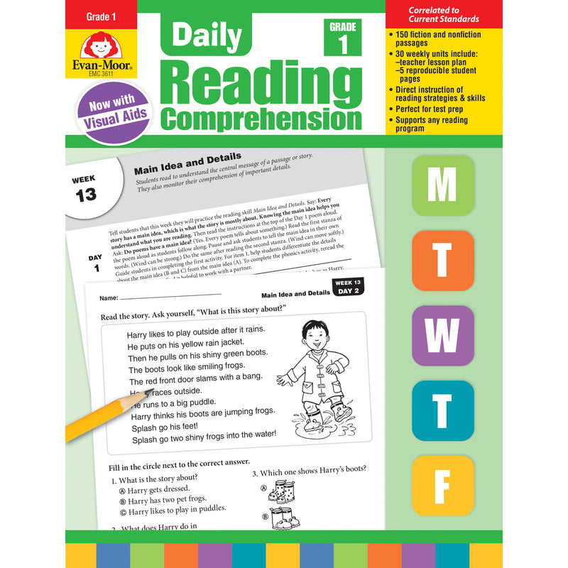 Daily Reading Comprehension Gr 1