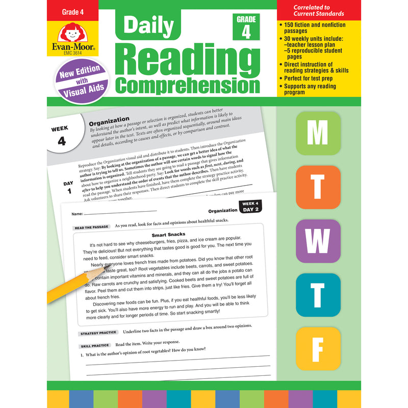 Daily Reading Comprehension Gr 4