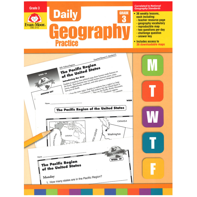 Daily Geography Practice Gr 3