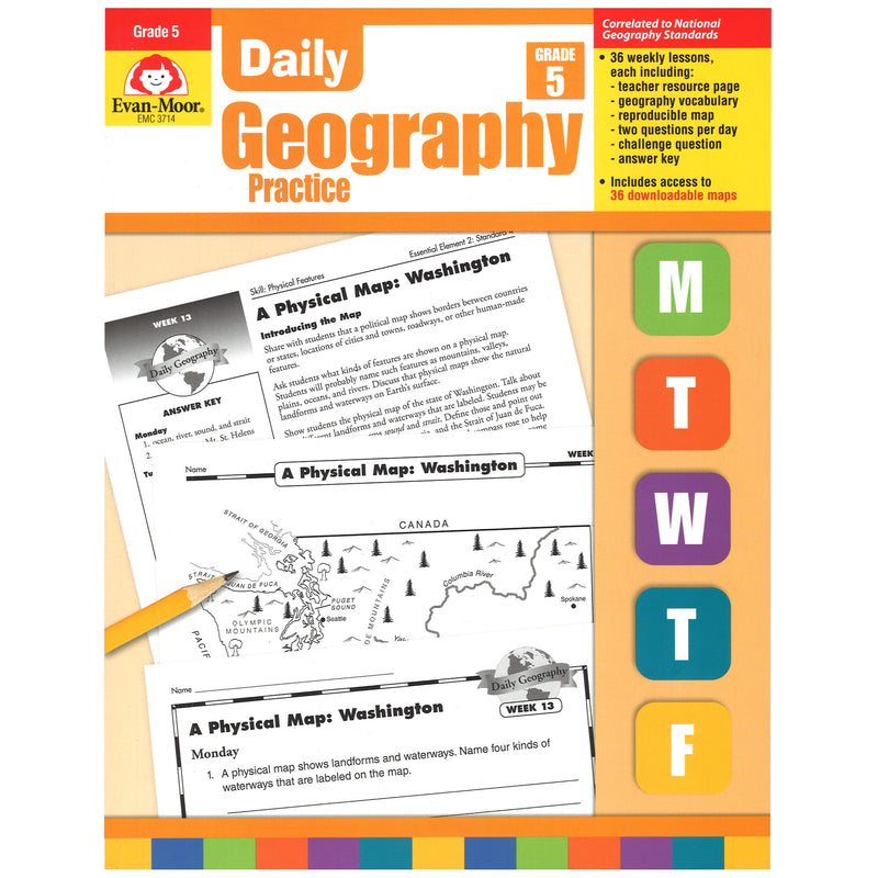 Daily Geography Practice Gr 5