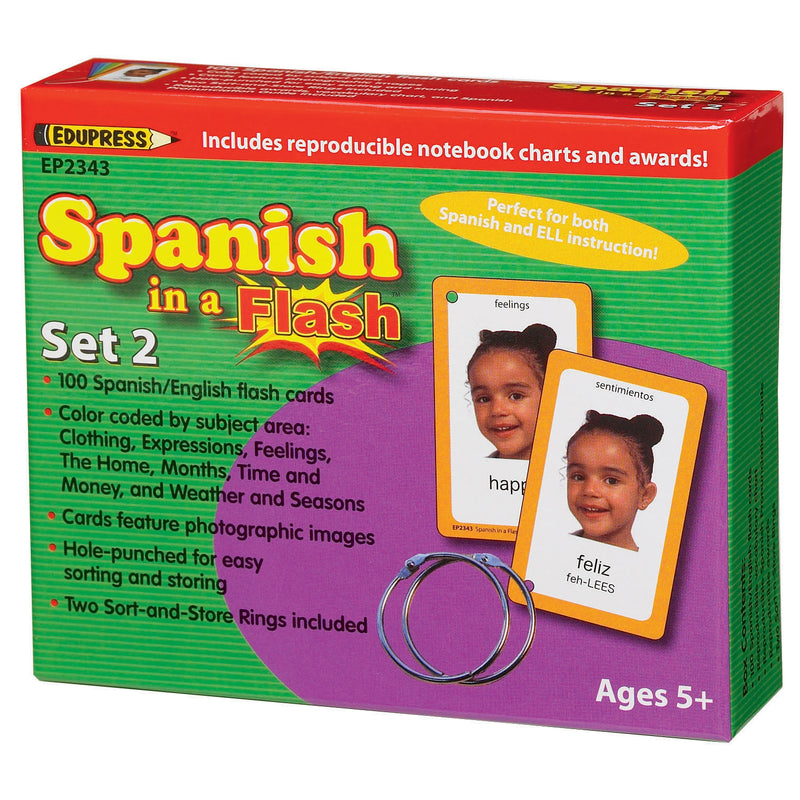 Spanish In A Flash Set 2