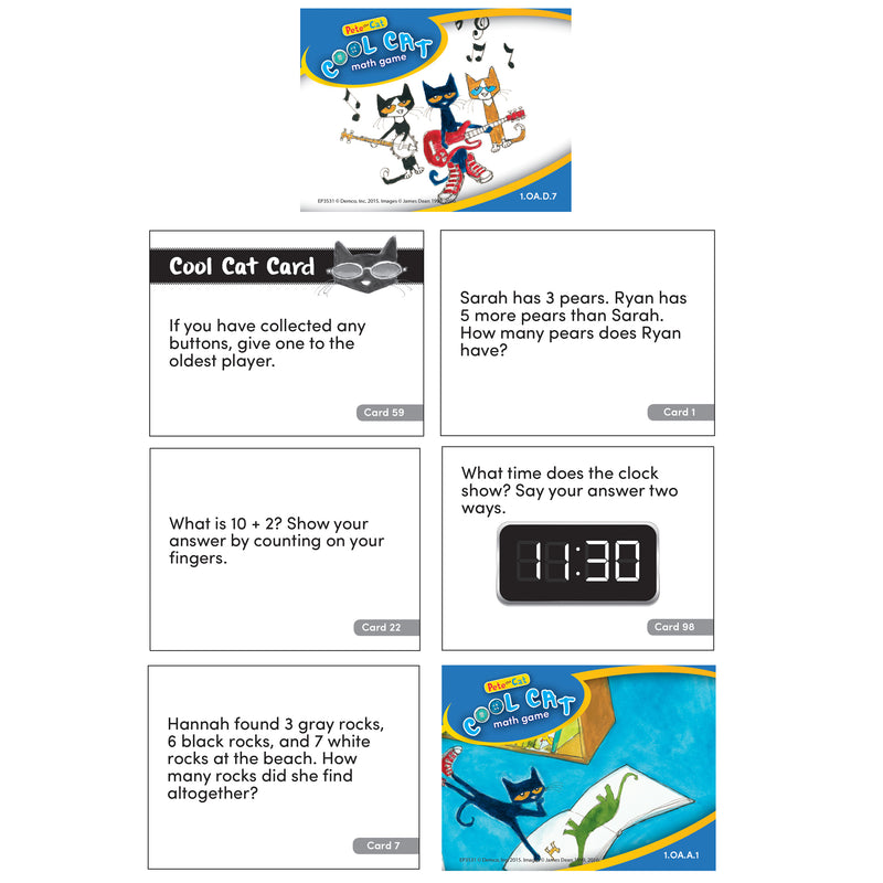 Pete The Cat Cool Cat Math Game G-1