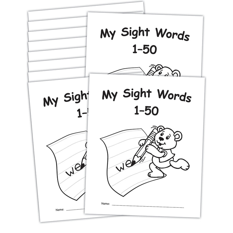 My Own Books: Sight Words 1-50 10pk