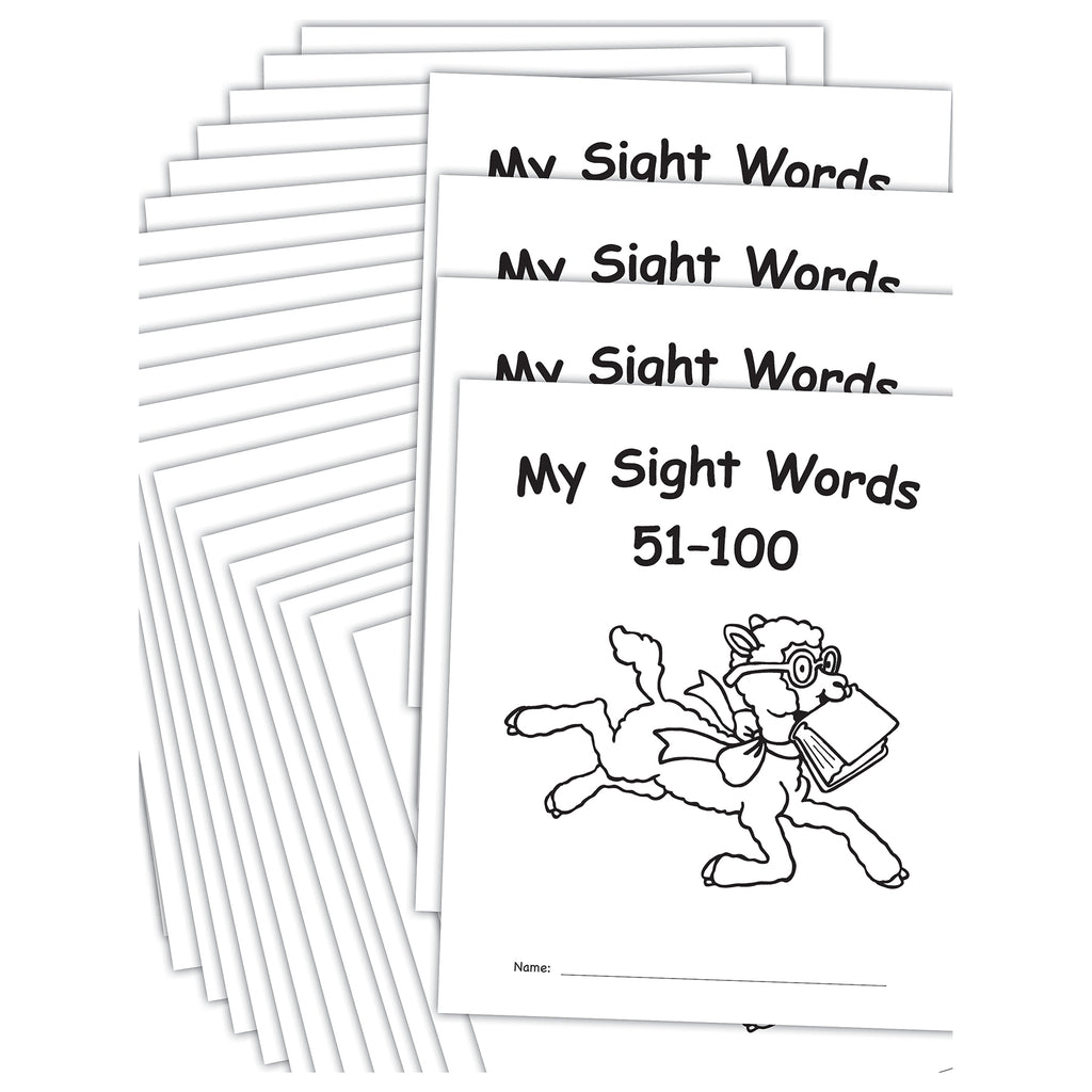 My Own Books: My Sight Words 51-100, Pack of 25