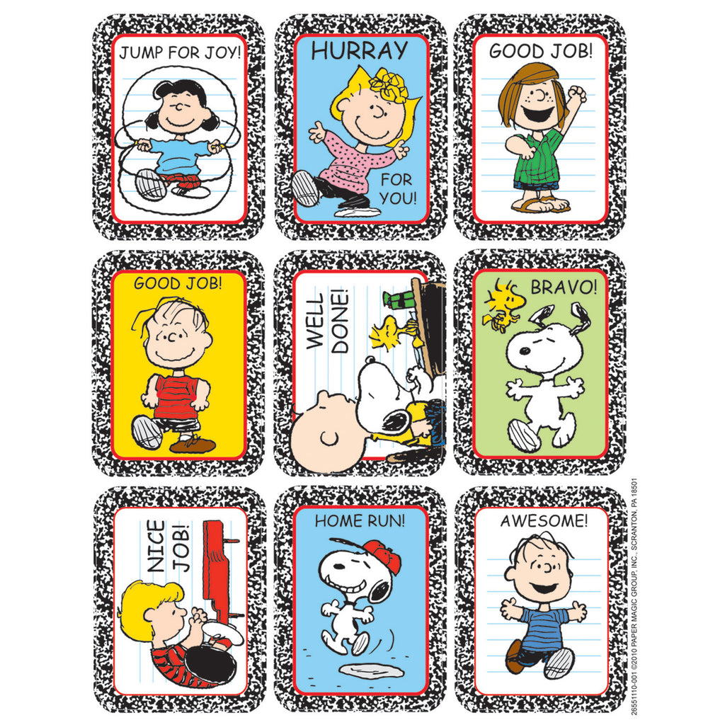 Stickers Peanuts Characters