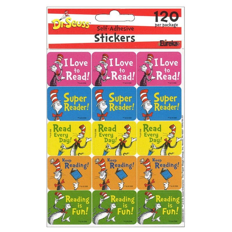 Cat In The Hat Reading Success Stickers