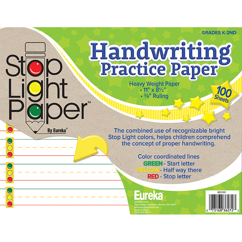 (3 Pk) Stop Light Practice Paper 100ct