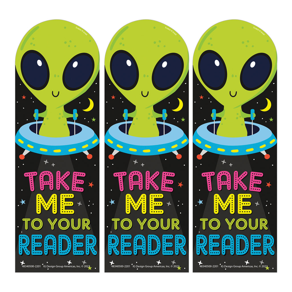 (3 Pk) Take Me Reader Bookmarks Scented