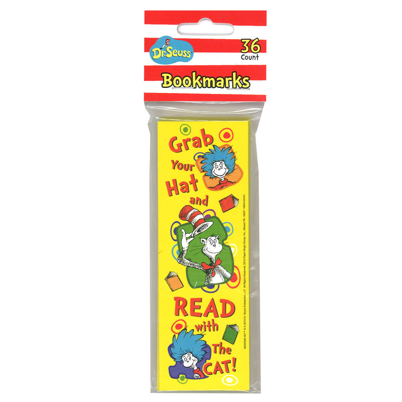 Dr Seuss Grab Your Hat Bookmarks