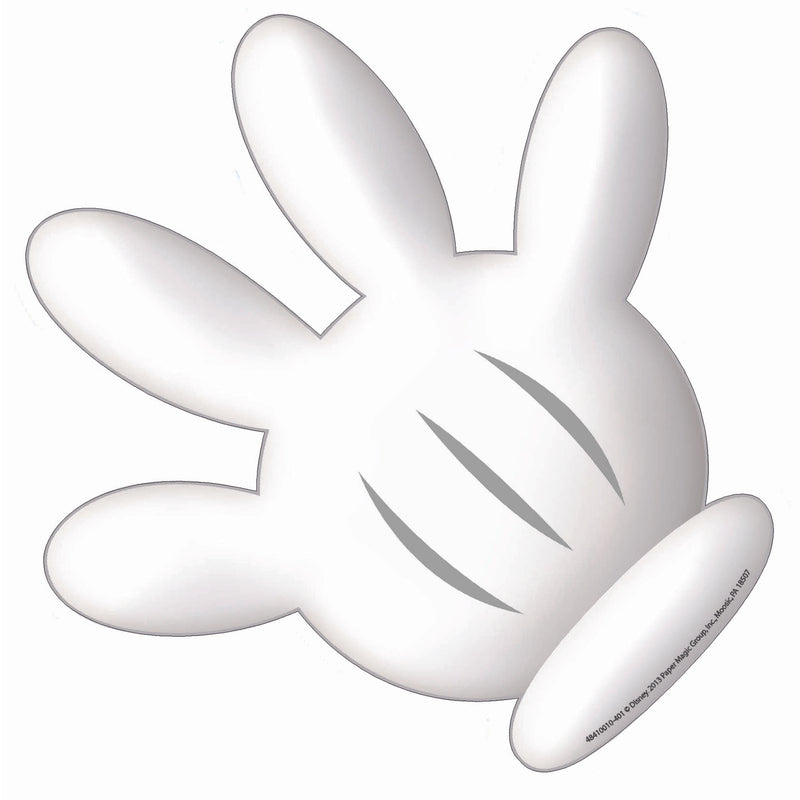 Mickey Mouse Clubhouse Hand Paper Cut Outs