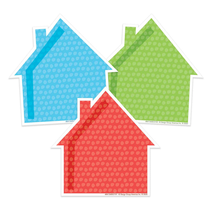 Assorted Houses Paper Cut-outs A Teachable Town