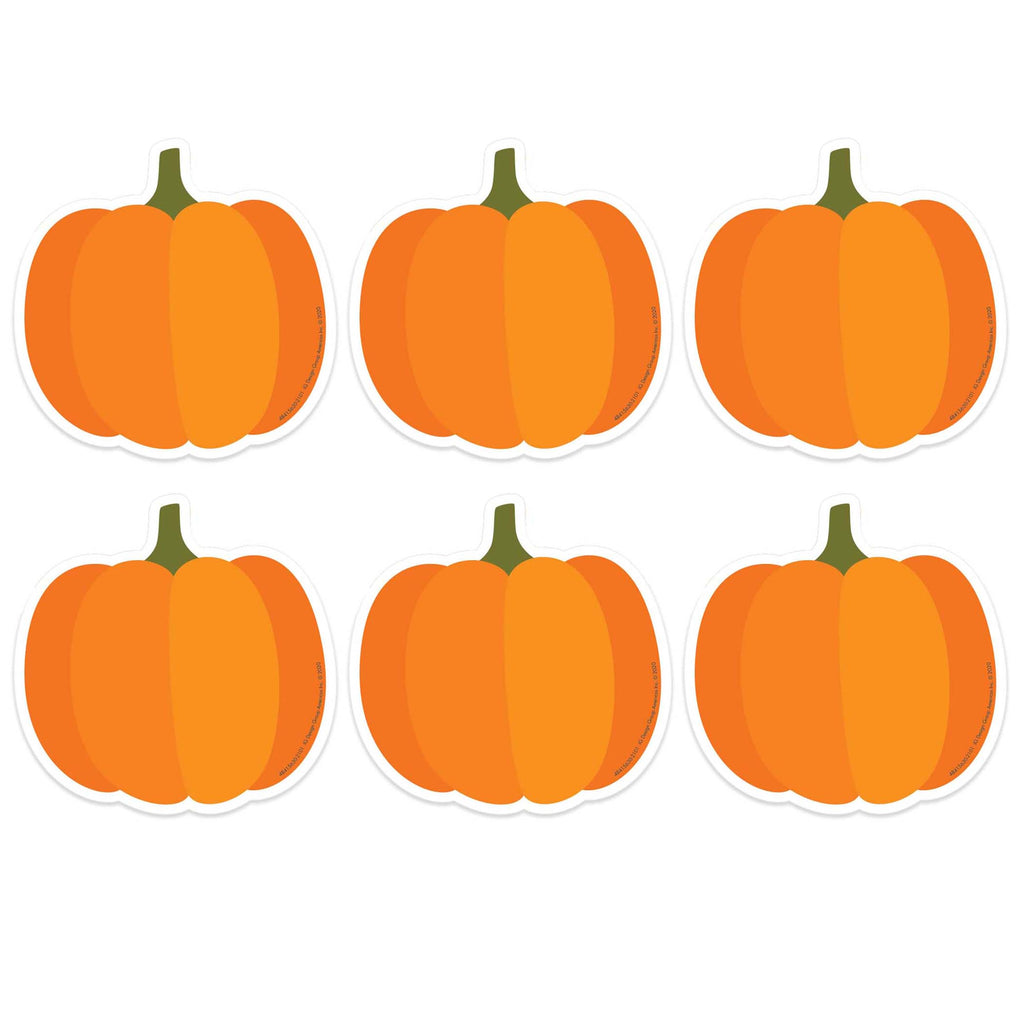 (6 Pk) Pumpkins Paper Cut-outs A Teachable Town