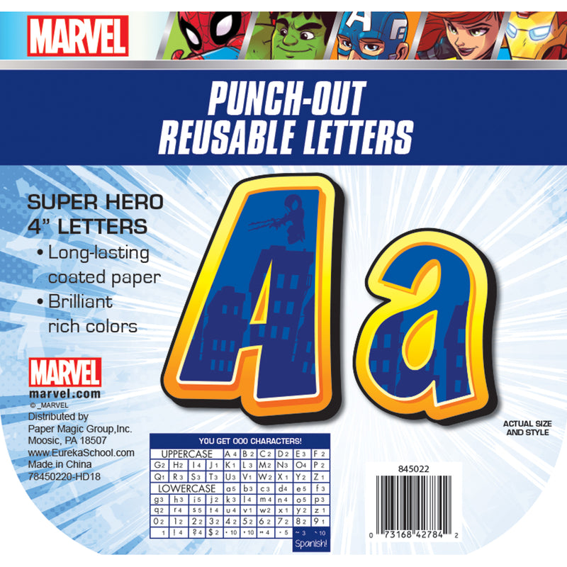 (3 Ea) Marvel Super Hero Adventure Decor Letters