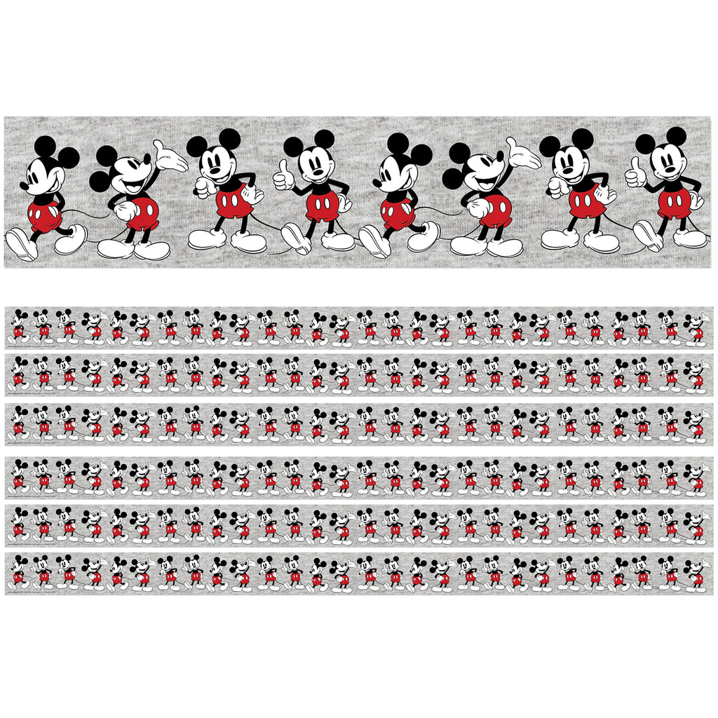 (6 Pk) Throwback Mickey Poses Trim