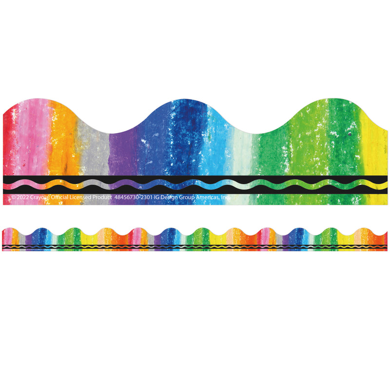 Crayola® Rainbow Deco Trim®, 37 Feet Per Pack, 6 Packs