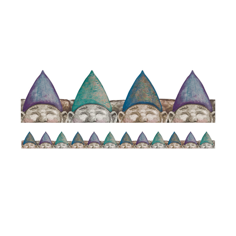 Curiosity Garden Peeking Gnomes Extra Wide Deco Trim®, 37 Feet Per Pack, 6 Packs