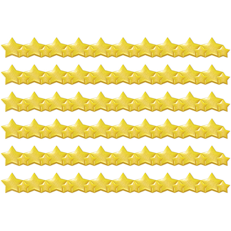 Stars Extra Wide Deco Trim®, 37 Feet Per Pack, 6 Packs