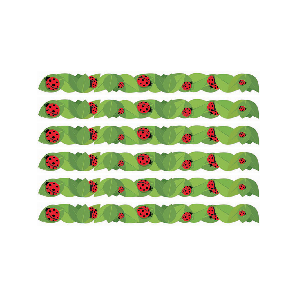 Ladybugs Extra Wide Deco Trim®, 37 Feet Per Pack, 6 Packs