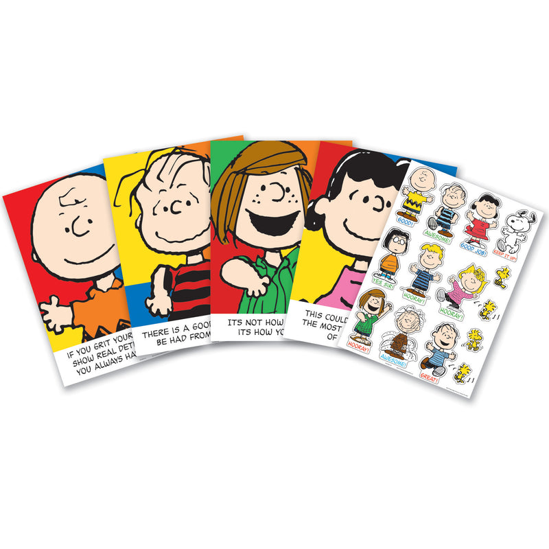 Peanuts Characters And Motivational Phrases Bb Set