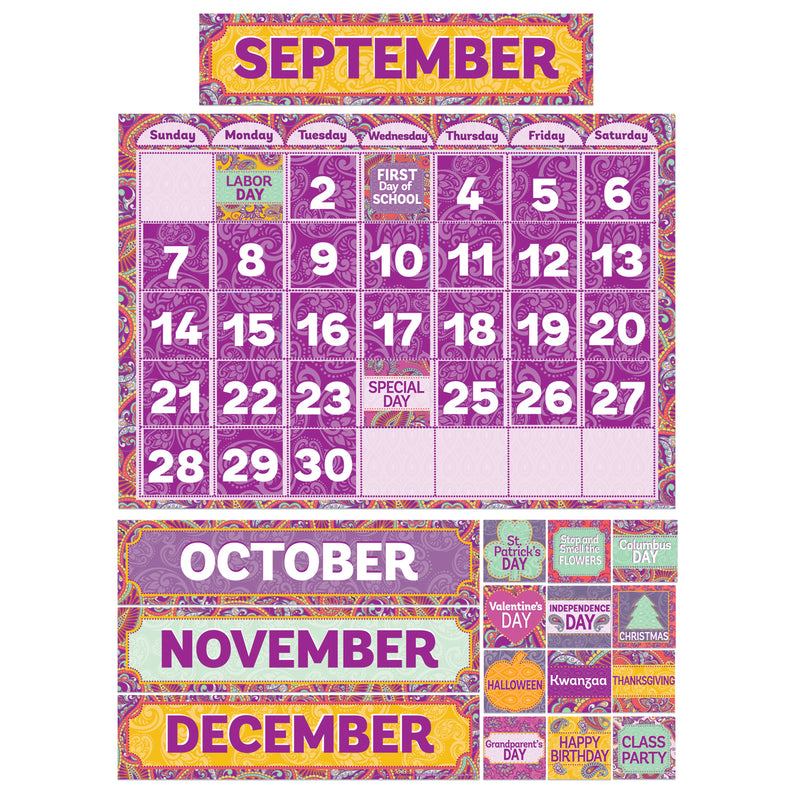Positively Paisley Calendar Bb St