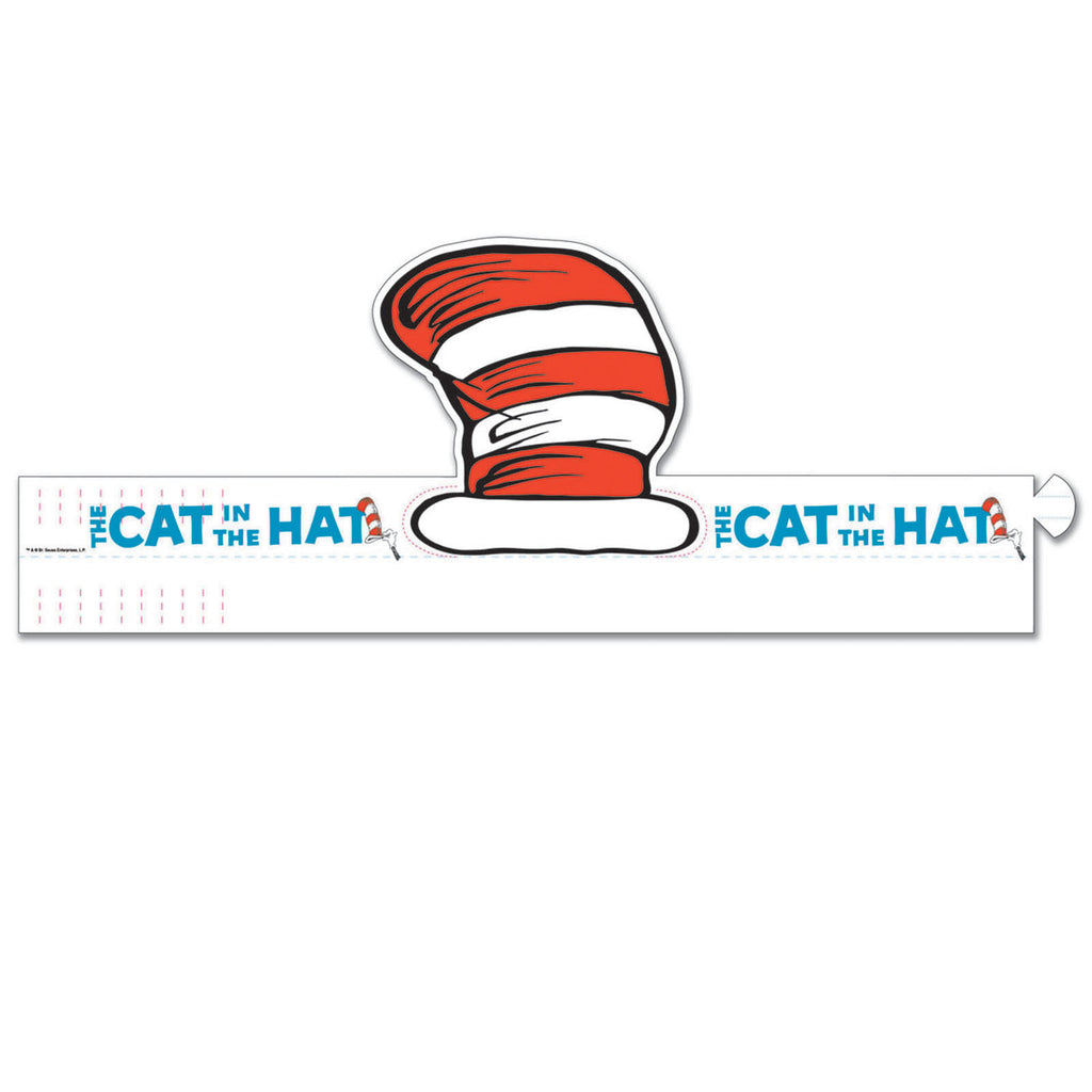 (2 Pk) Dr Seuss Wearable Hat Wearable Cutout Hats