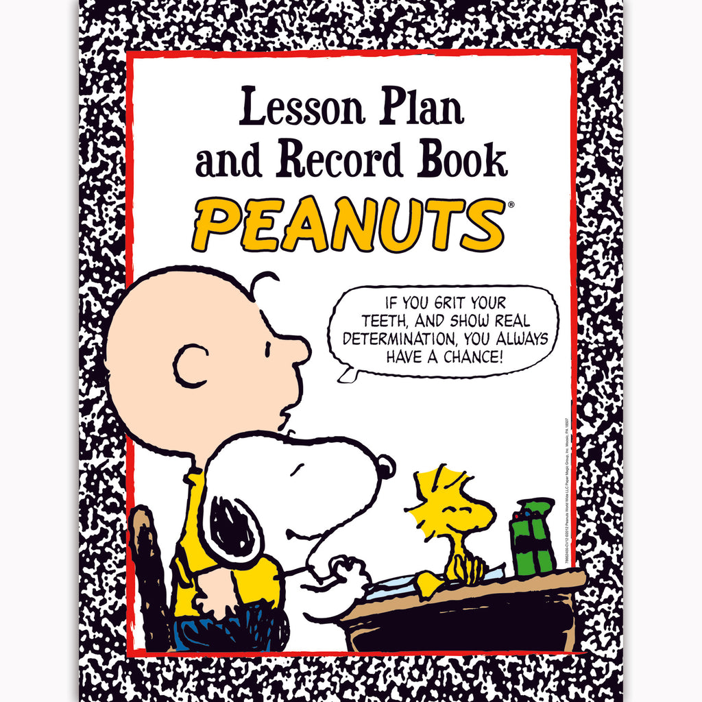 (2 Ea) Peanuts Lesson Plan & Record Book