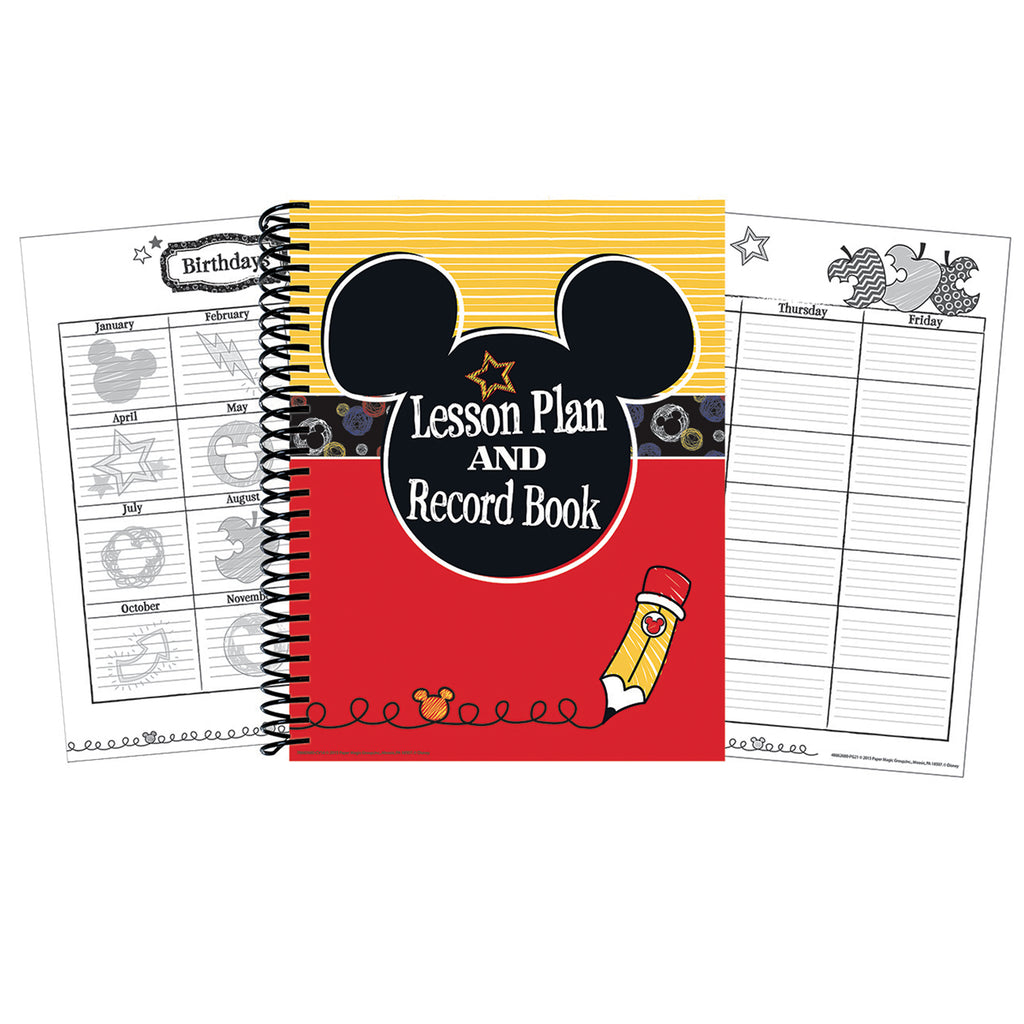 (2 Ea) Mickey Color Pop Lesson Plan & Record Book
