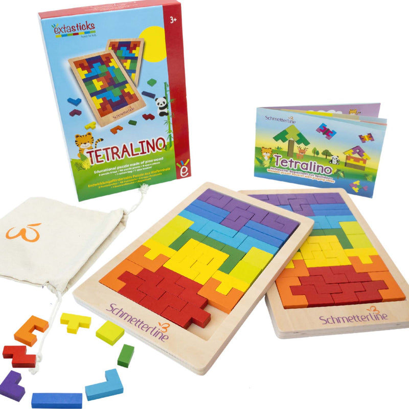 Tetralino Premium Wooden Puzzle