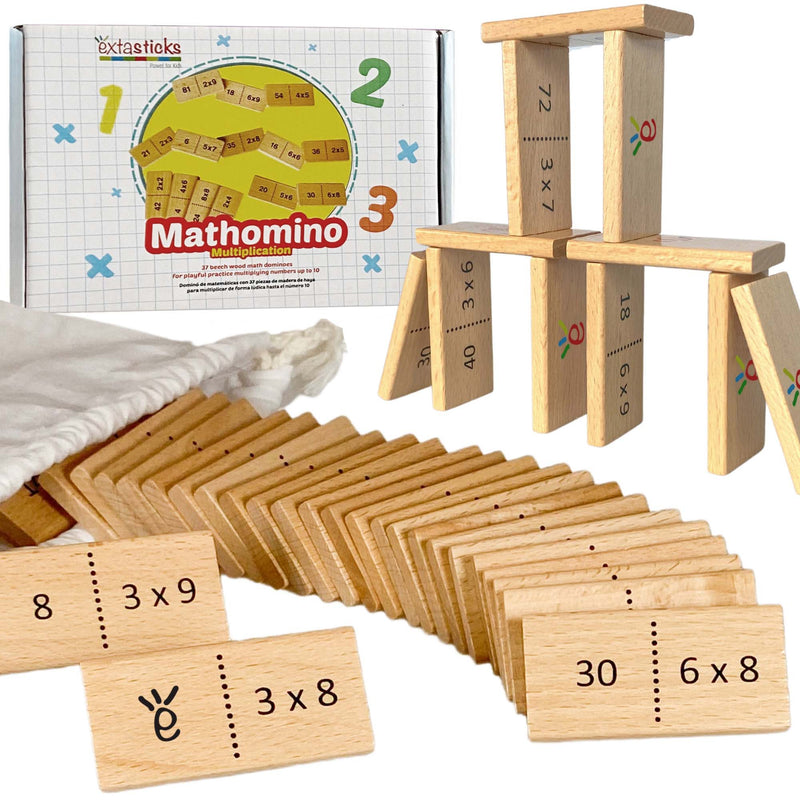 Mathomino Multiplication Domino Math Game