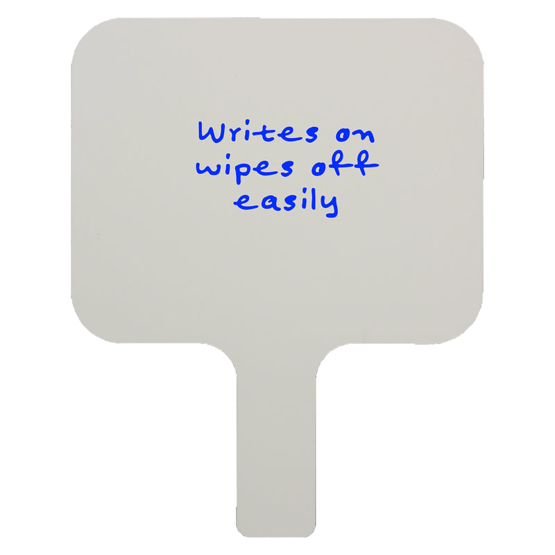 (12 Ea) Rect Dryerase Answer Paddle