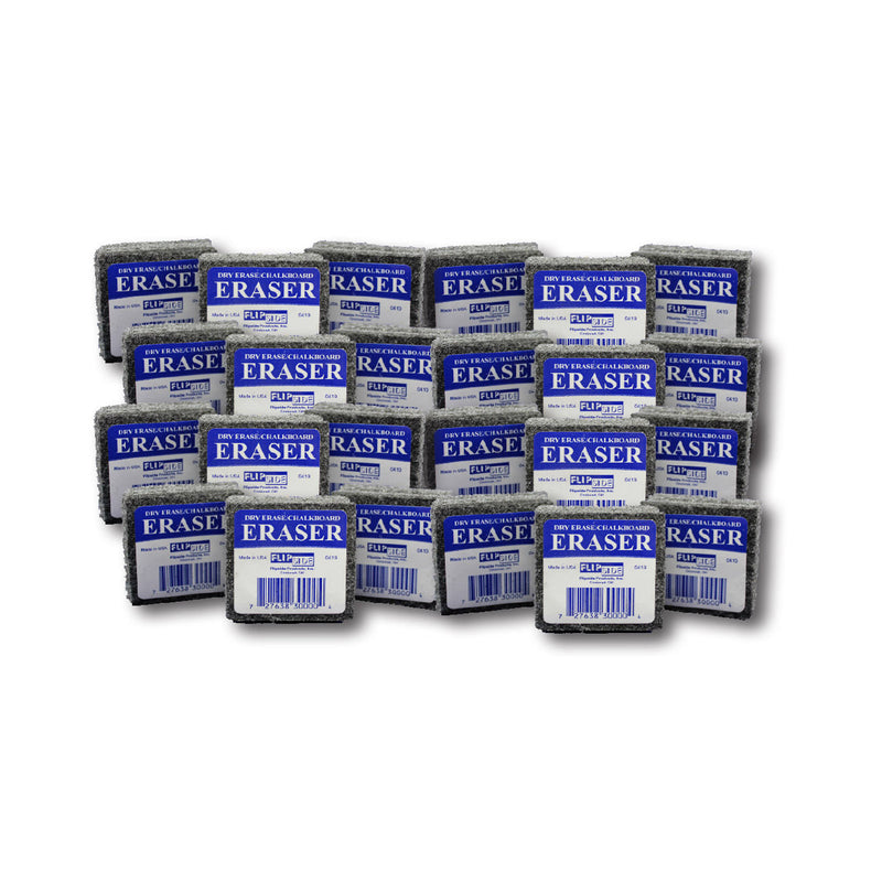 Dry Erase -chalkboard Eraser 24pk