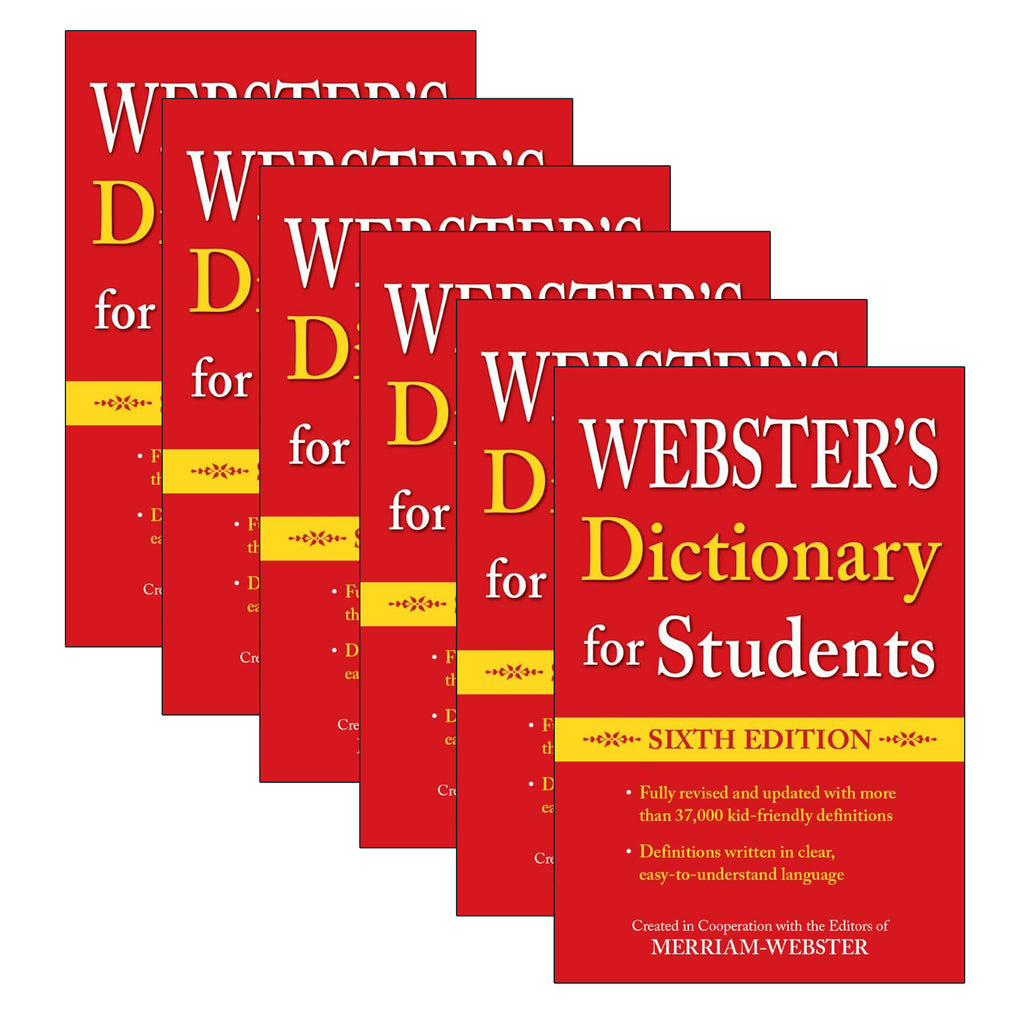 (6 Ea) Websters Dictionary For Students Sixth Edition