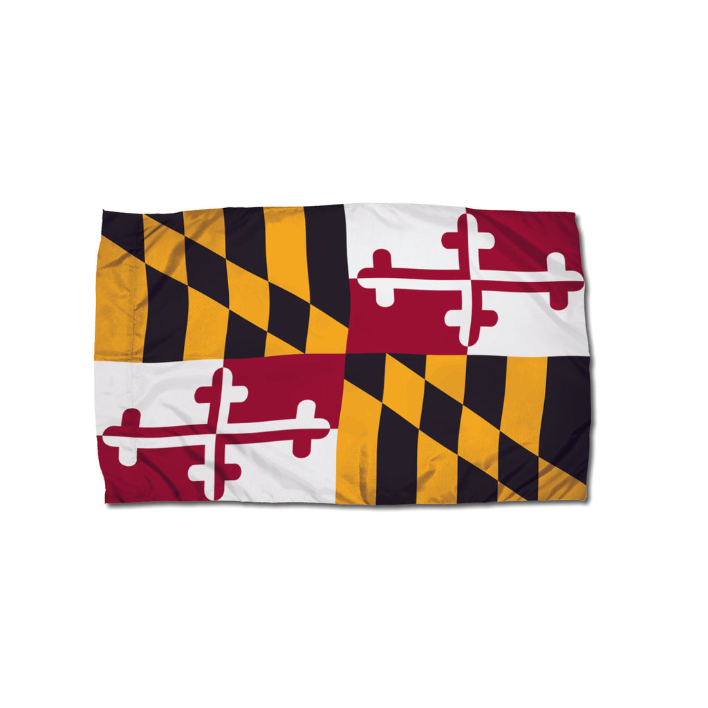 3x5 Nylon Maryland Flag Heading & Grommets