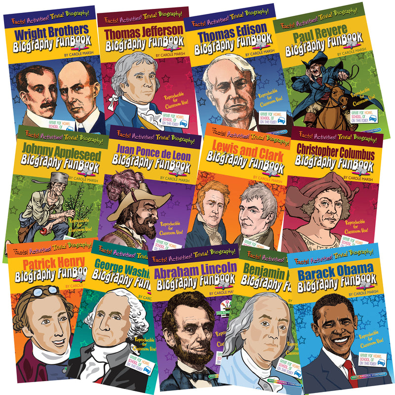 Biography Funbooks Presidents Inventors & Explorers