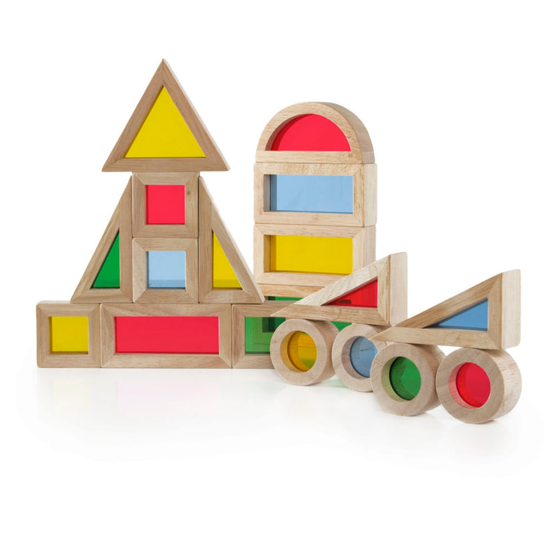 Jr Rainbow Blocks 20 Piece Set