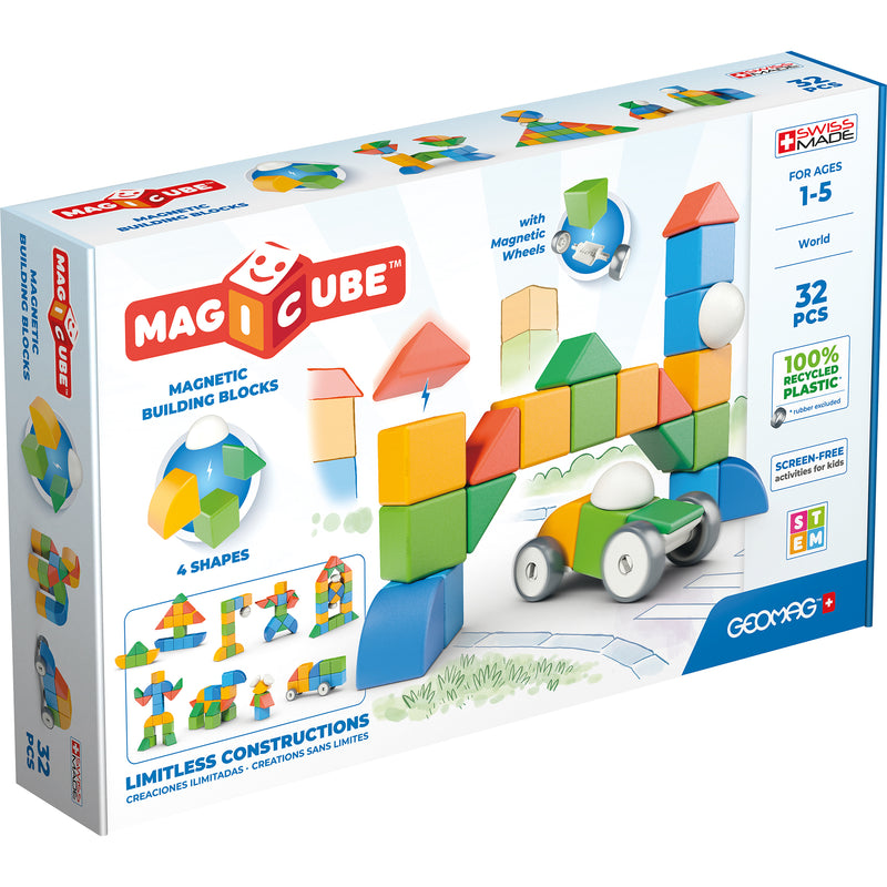 Magicubes Shapes Recycled 32 Pcs
