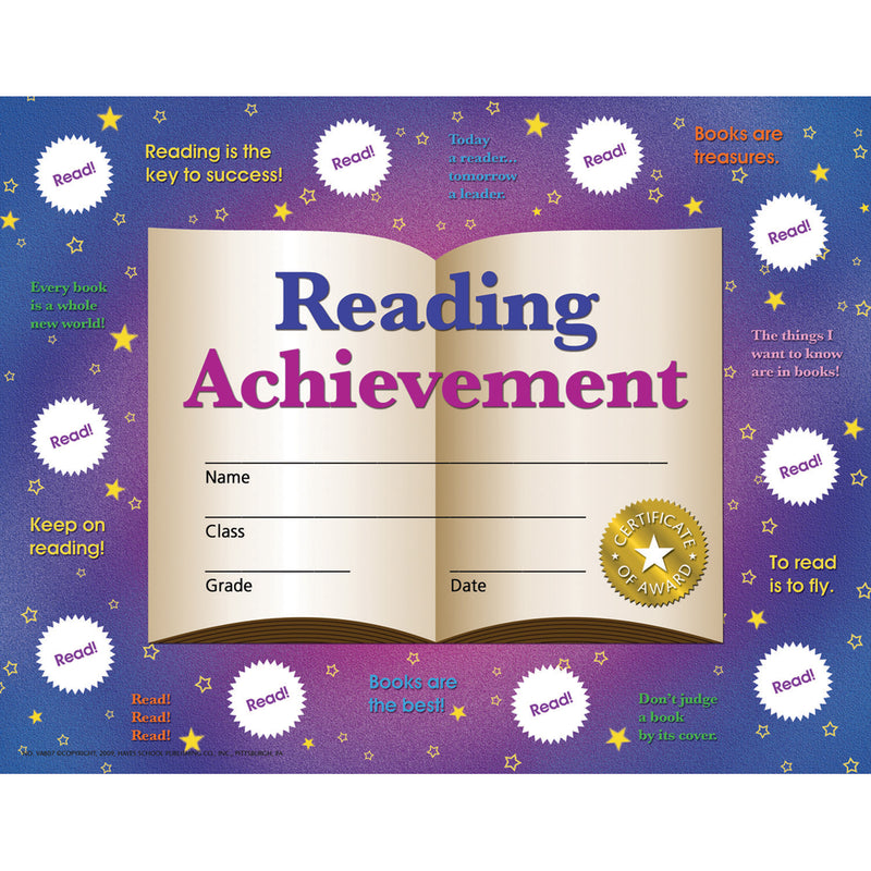 (3 Pk) Reading Achievement 30 Per Pk