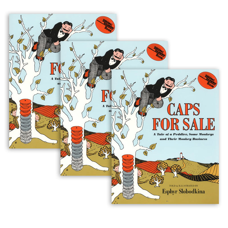 Caps for Sale Book, Pack of 3