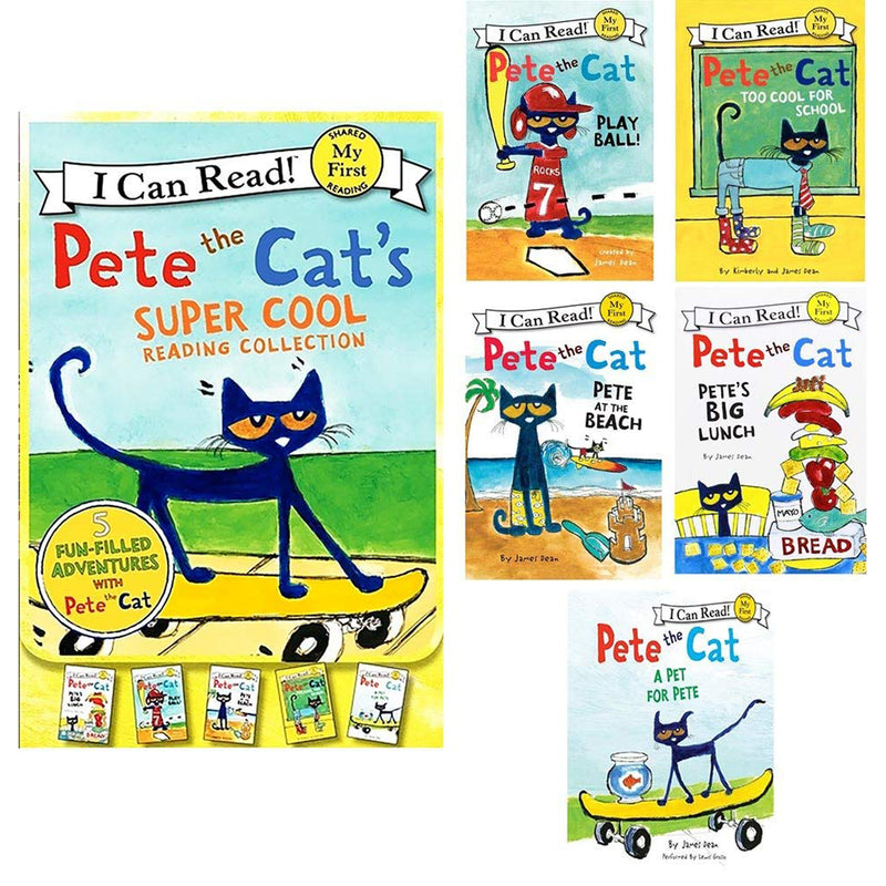 Pete The Cats Super Cool 5 Bk Set