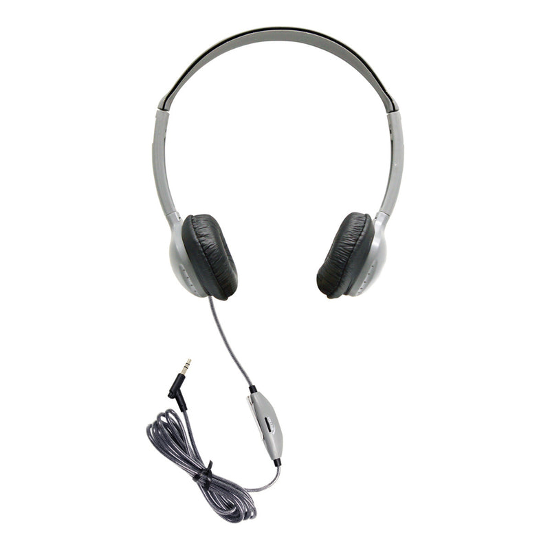 Personal Stereo Headphones Leatherette Ear Cushions W- Volume